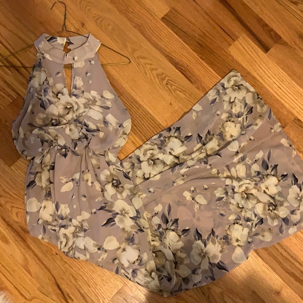 Long floral dress